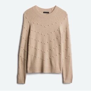 Stitch Fix LOVE ELLIE Hazel Bauble Detail Pullover Sweater Beige Small